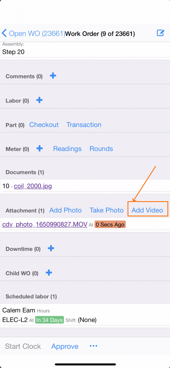 Tips in Adding Short Videos to a Work Order