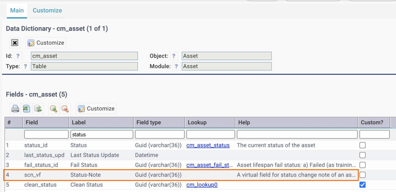 Bulk Asset Status Changes with Notes