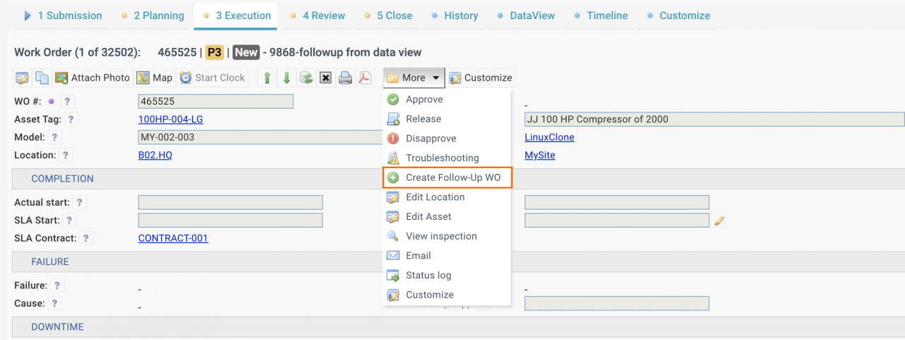 New Feature: Follow-Up Work Orders